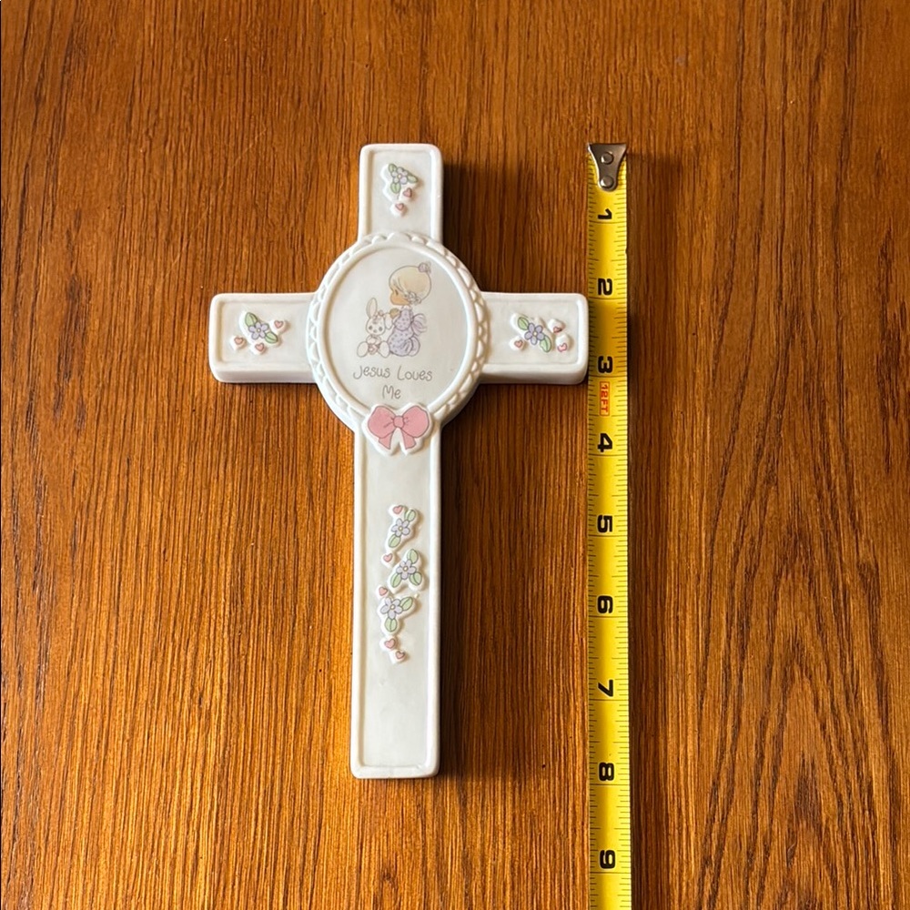 1990 Precious Moment White Cross - Picture 10 of 11